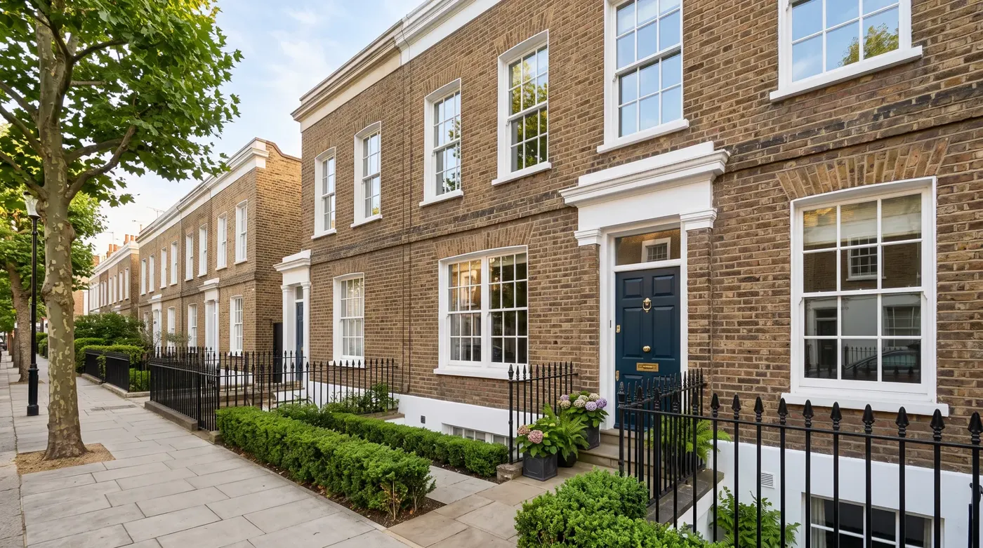A Georgian terrace in Islington